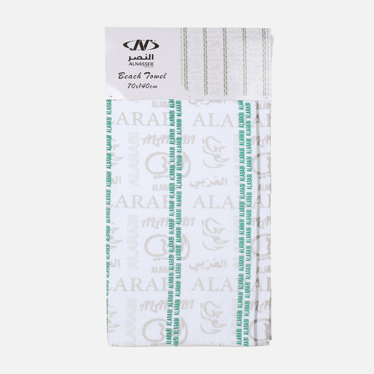 Al-Arabi SC Printed Cotton Beach Towel (70 x 140 cm)